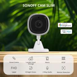 Cámara de Seguridad IP Sonoff S-CAM Compatible con Alexa/Google Home