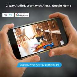 Cámara de Seguridad IP Sonoff S-CAM Compatible con Alexa/Google Home