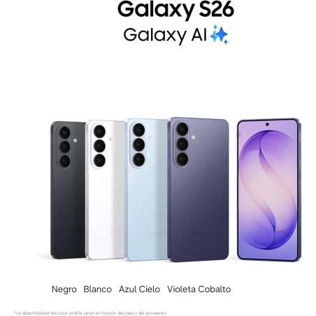 Samsung Galaxy S26 5G 12Gb/512GB Blanco o Violeta