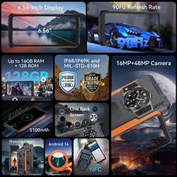 Cubot KingKong Ace 2 6GB/128GB negro/verde