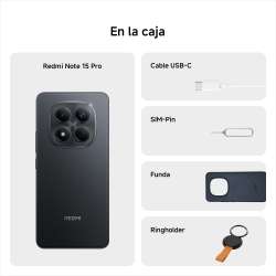 Xiaomi Redmi Note 15 Pro 4G 8GB/ 256GB Negro, Azul, Titanio