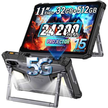 Tablet Rugged 11" Ulefone Armor Pad 5 Ultra 11 32GB/512GB con Proyector