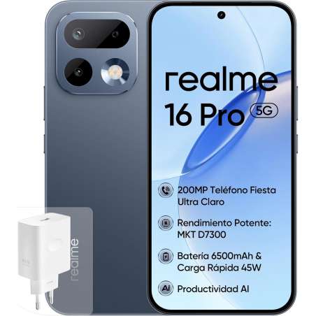 Realme 16 Pro 8GB/ 512GB/ 6.78"/ 5G/ Gris