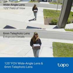 Cámara de Seguridad IP ext/int Tapo by TP-Link C246D PTZ 3MP 2.88mm