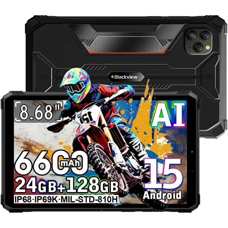 Tablet 4G Blackview Active 5 8.68" 24GB/128GB - Rugged