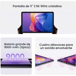 Tablet Xiaomi Redmi Pad 2 8GB/256GB 11" WiFi Gris