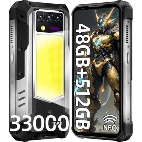 Oukitel WP100 Titan 6.8" 5G 16GB/512GB 33000 mAh con Proyector