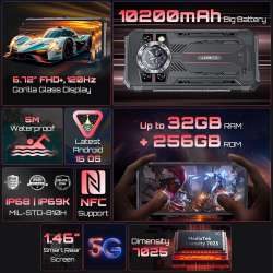 Cubot Kingkong 11 5G 32GB/256GB Negro