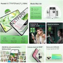 TCL 60 SE NXTPAPER 5G 18GB/ 256GB/ 6.7" Gris