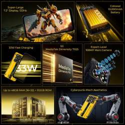 Oukitel WP60 7.2" 5G 36GB/512GB  amarillo