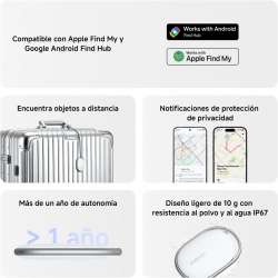 Dispositivo Localizador Xiaomi Tag NFC IP67 Bluetooth v5.4 (Pack x4)