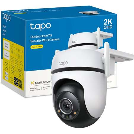 Cámara de Seguridad IP TP-Link Tapo Wifi 4MP 3.18mm Exterior IP66 - TAPO C520WS