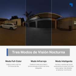 Cámara de Seguridad IP TP-Link Tapo Wifi 4MP 3.18mm Exterior IP66 - TAPO C520WS