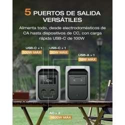 Estación de Energía Portátil EcoFlow DELTA 3 Classic 1024Wh