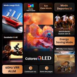 TV Hisense 55E7Q (2025) 55" QLED UHD 4K