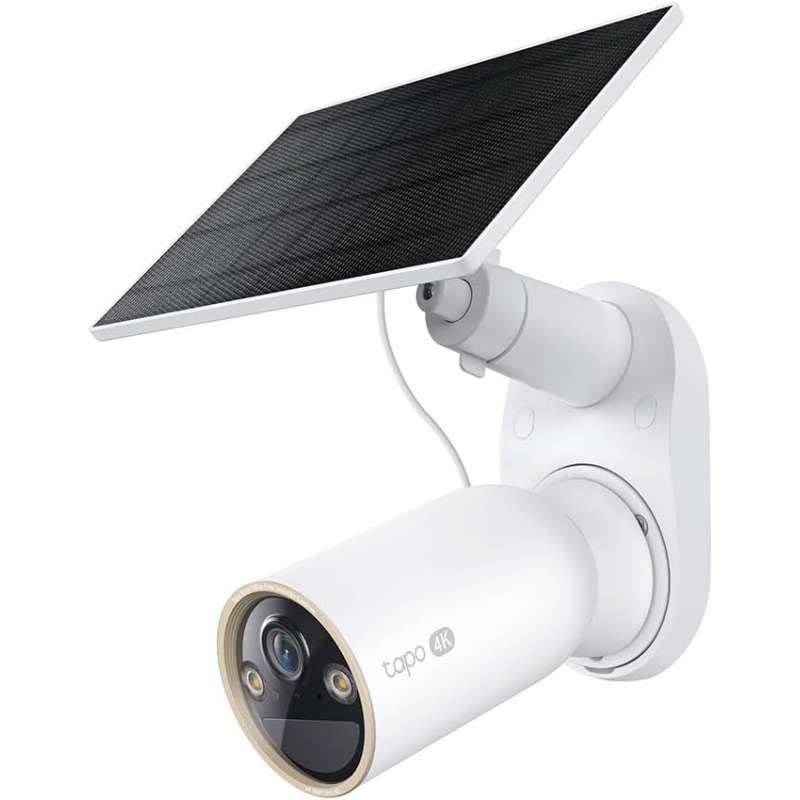 Cámara de Seguridad Exterior con Panel Solar IP TP-Link Tapo C460 KIT Bullet 8MP 3.17mm IP66