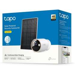 Cámara de Seguridad Exterior con Panel Solar IP TP-Link Tapo C460 KIT Bullet 8MP 3.17mm IP66