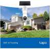 Cámara de Seguridad exterior con Panel Solar IP TP-Link Tapo TC92 PT 8MP 4mm  IP65