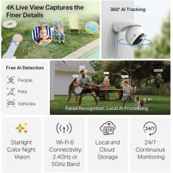 Cámara de Seguridad esterior IP TP-Link Tapo TC46 PT 8MP 4mm  IP66