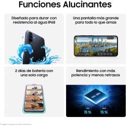 Samsung Galaxy A57 5G 128GB Lila Carga rápida de 45W 8GB de RAM Cámara Triple