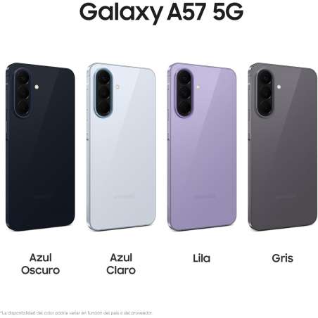 Samsung Galaxy A57 5G 256GB  Carga rápida de 45W 8GB de RAM Cámara Triple