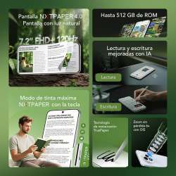 TCL 60 Ultra NXTPAPER 12GB/ 512GB/ 7.2"/ 5G/ Negro