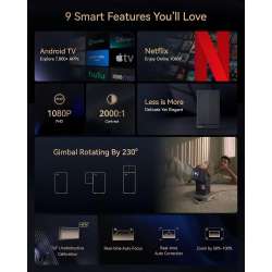 Proyector Portátil Wanbo Cube 2 Pro Android wifi FHD 500lm