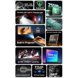 Ulefone Armor 34 Pro Plus 5G 32GB/512GB  con Proyector