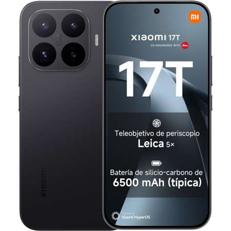 Xiaomi 17T 5G 12Gb/256 GB Negro, Azul, Violeta