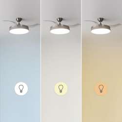 Cecotec Ventilador de Techo EnergySilence Aero 4280 Invisible Inox
