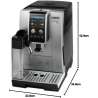 Máquina de café De’Longhi Dinamica Plus 15 bar 1,8 L 1450 W Gris
