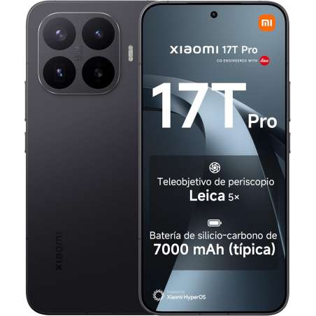 Xiaomi 17T Pro 5G 1TB/12GB Negro